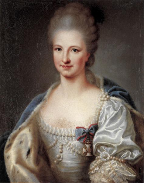 unknow artist Portrait of Amalie of Zweibrucken-Birkenfeld